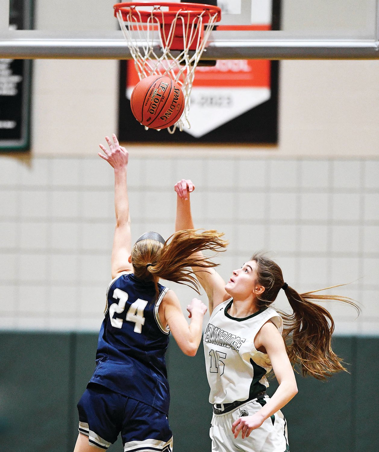 Pennridge cranked up the defense in the second half, allowing only five points in the third quarter fueled by the block shot of Pennridge’s Olivia Poole on CR North’s Megan Reichenbach.