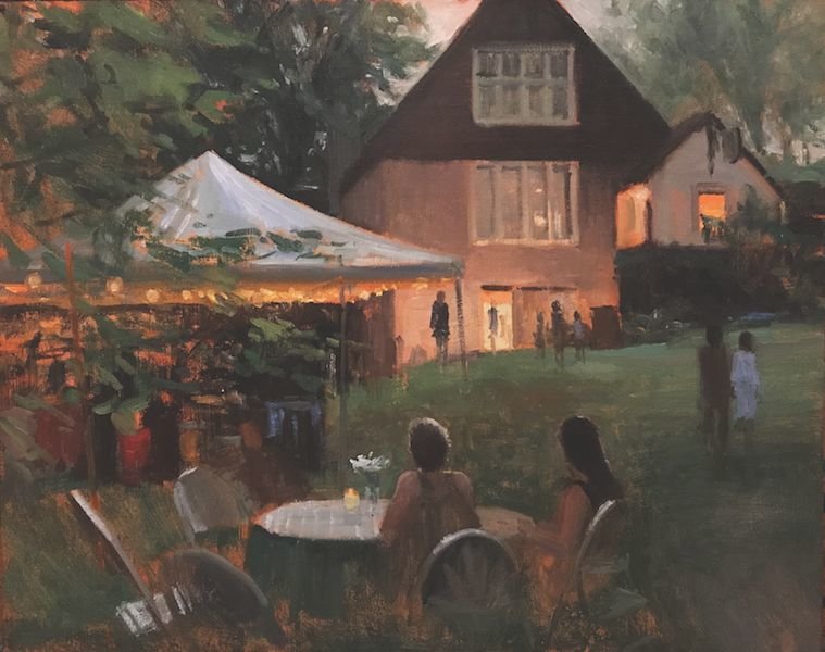The Signature Image for the 2019 Juried Art Exhibition at Phillips’ Mill was “Opening Night” by Joseph Gyurcsak.