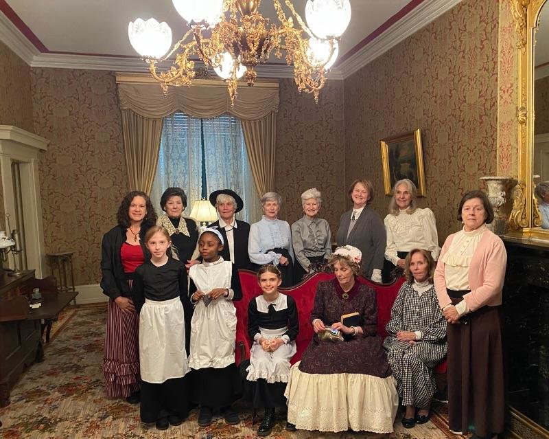 The women of Doylestown’s Gilded Age celebrated Women’s History Month at the James-Lorah Memorial Home.