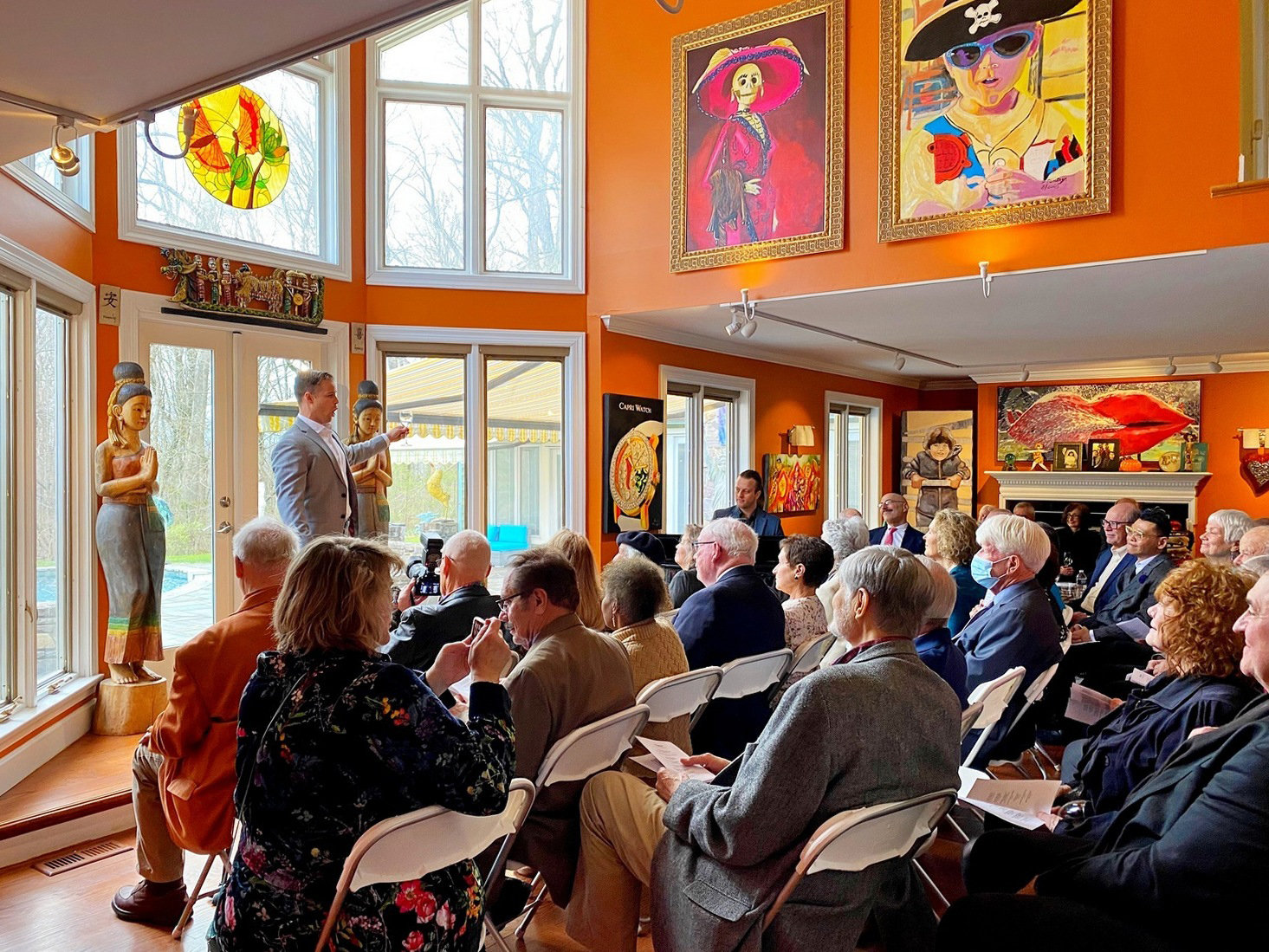 Guests attend the Bucks County Opera Association’s Spring Fling with an Afternoon of Song.