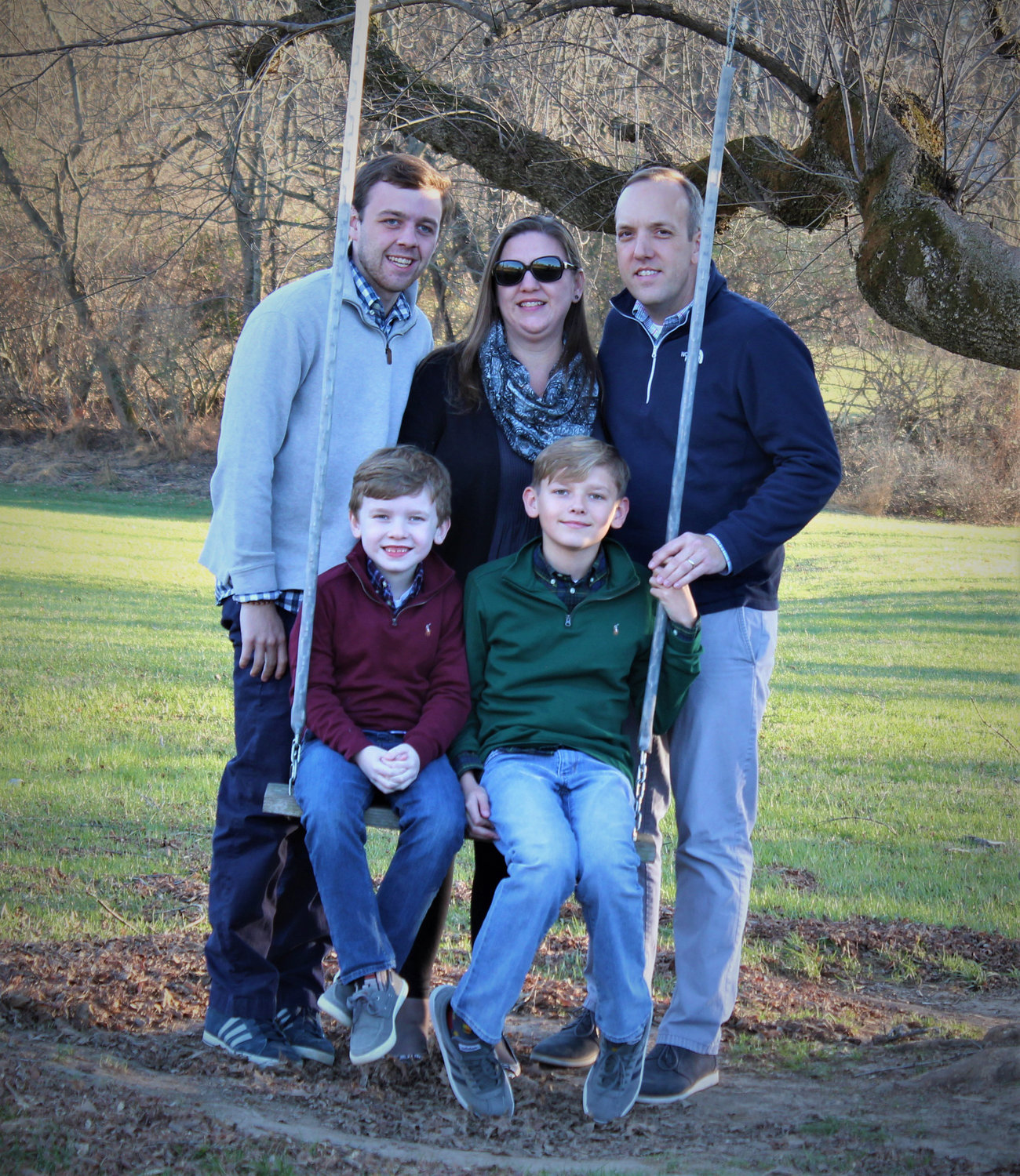 Rob Eichem and wife Rachel with sons Jacob Gleason, Ryan and Brooks Eichem.