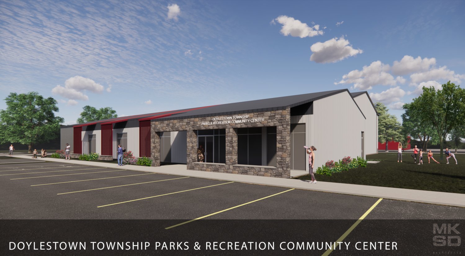Doylestown Township received a $1 million grant to help build its recreation center on Wells Road.
