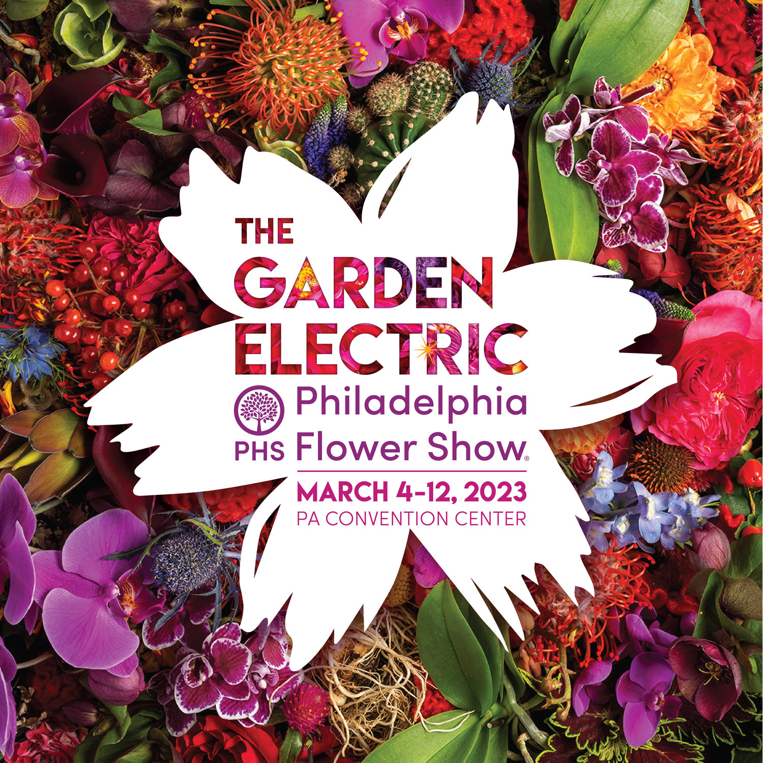 The Pennsylvania Horticultural Society has announced the theme of the 2023 Philadelphia Flower Show: “The Garden Electric.”
