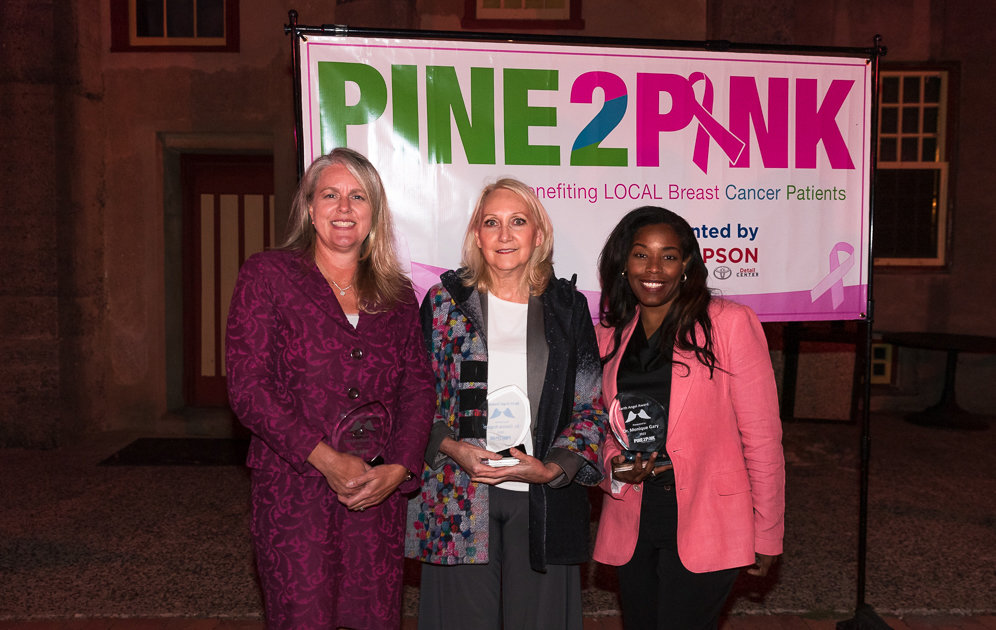 Award winners Dr. Shelly Hayes, Dr. Donna Angotti and Dr. Monique Gary.