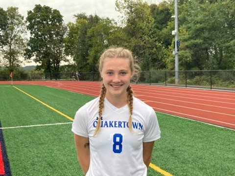 Callie Abel had two of Quakertown’s three goals in a shutout
win over New Hope-Solebury.