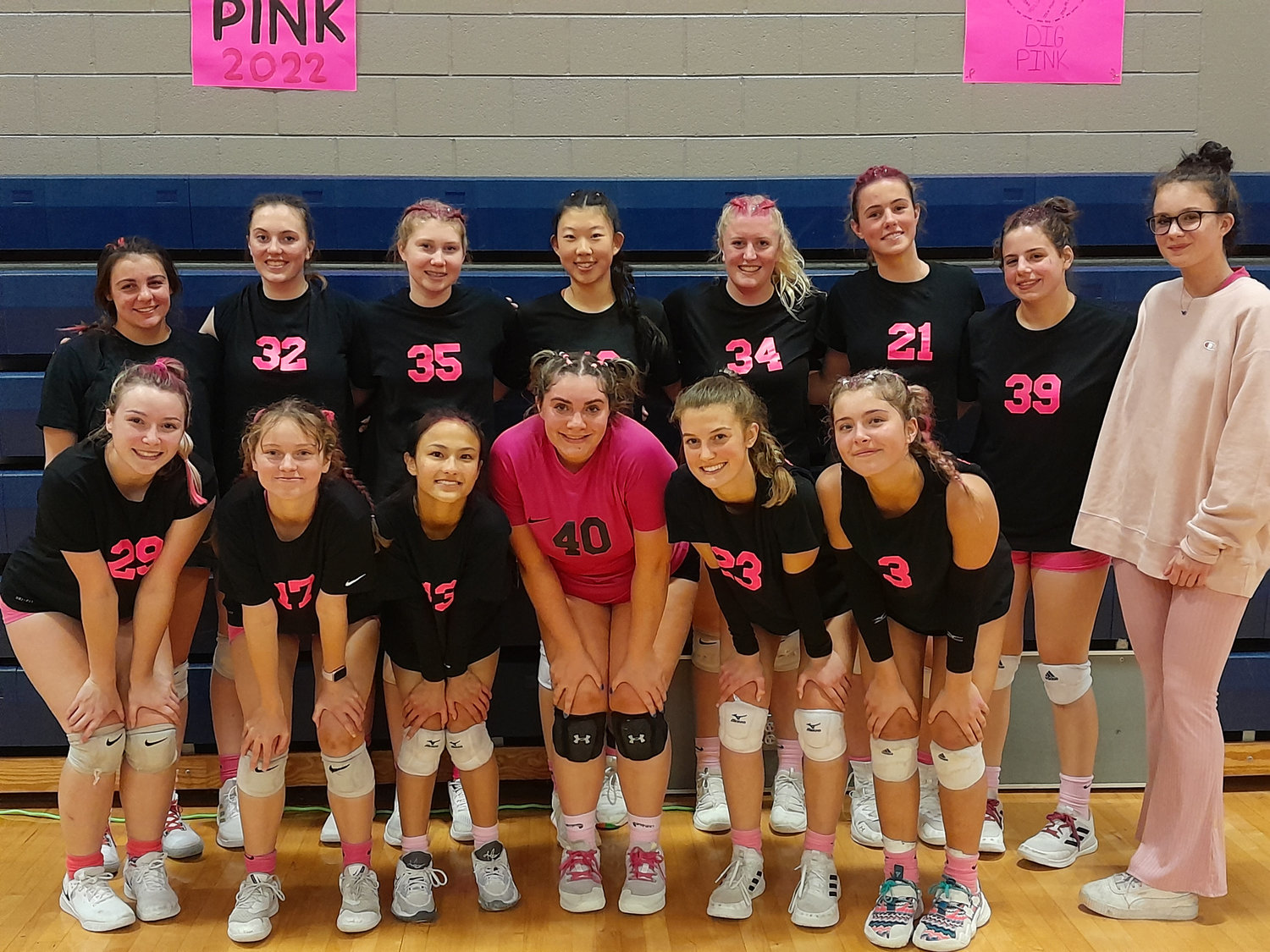 The Central Bucks West girls volleyball team triumphed in last Thursday’s Dig Pink Game against rival CB East.