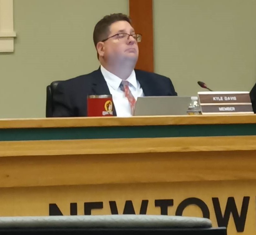 Supervisor Kyle Davis, the lone Republican on the board and lone no vote on the 2023 budget.