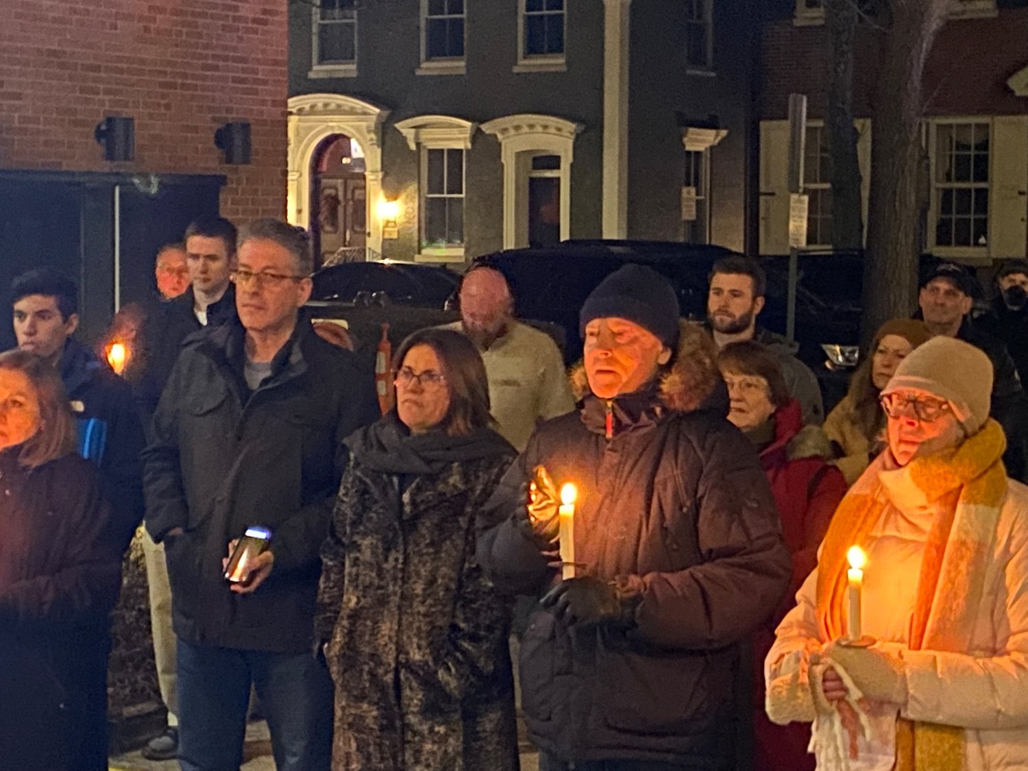 The “Vigil for Democracy” on Jan.6 drew several dozen people to the former Bucks County Courthouse in Doylestown to mark the second anniversary of the insurrection.