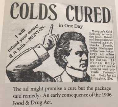 Famous medical huckster James Monroe Munyon plastered his image all over his advertising.