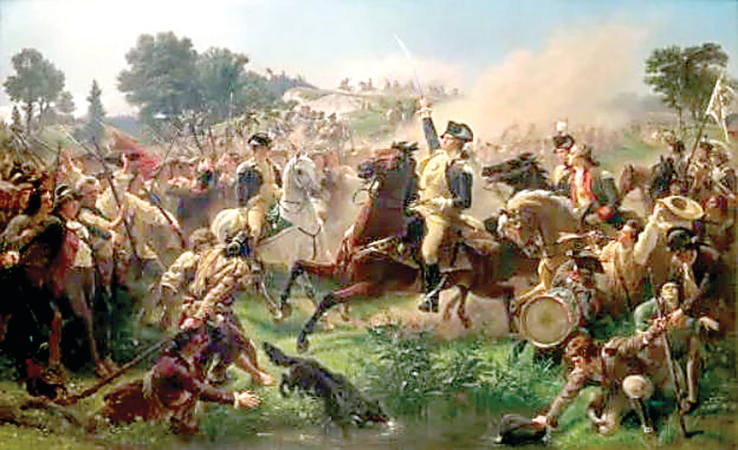 “Washington Rallying the Troops at Monmouth”