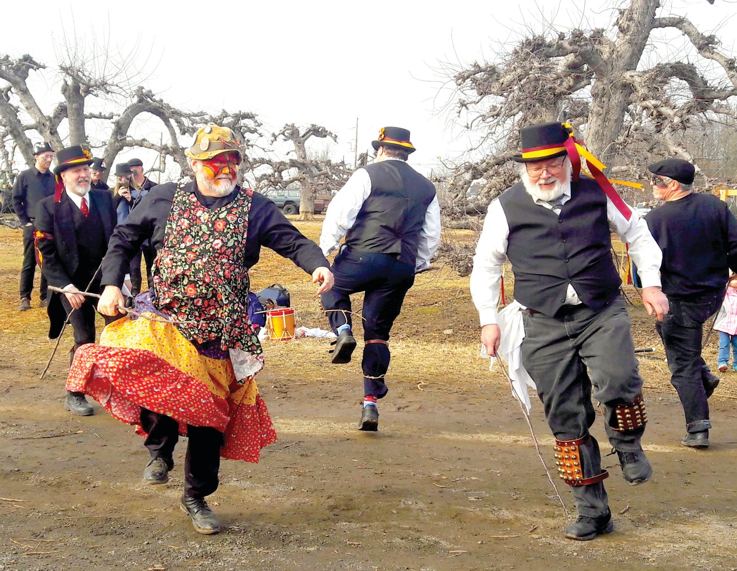 Terhune Orchards in Princeton, N.J., hosts its annual Wassailing the Trees Celebration from 1 to 4 p.m. Sunday, Jan. 29. Here, dancers take part in a prior celebration at Terhune.