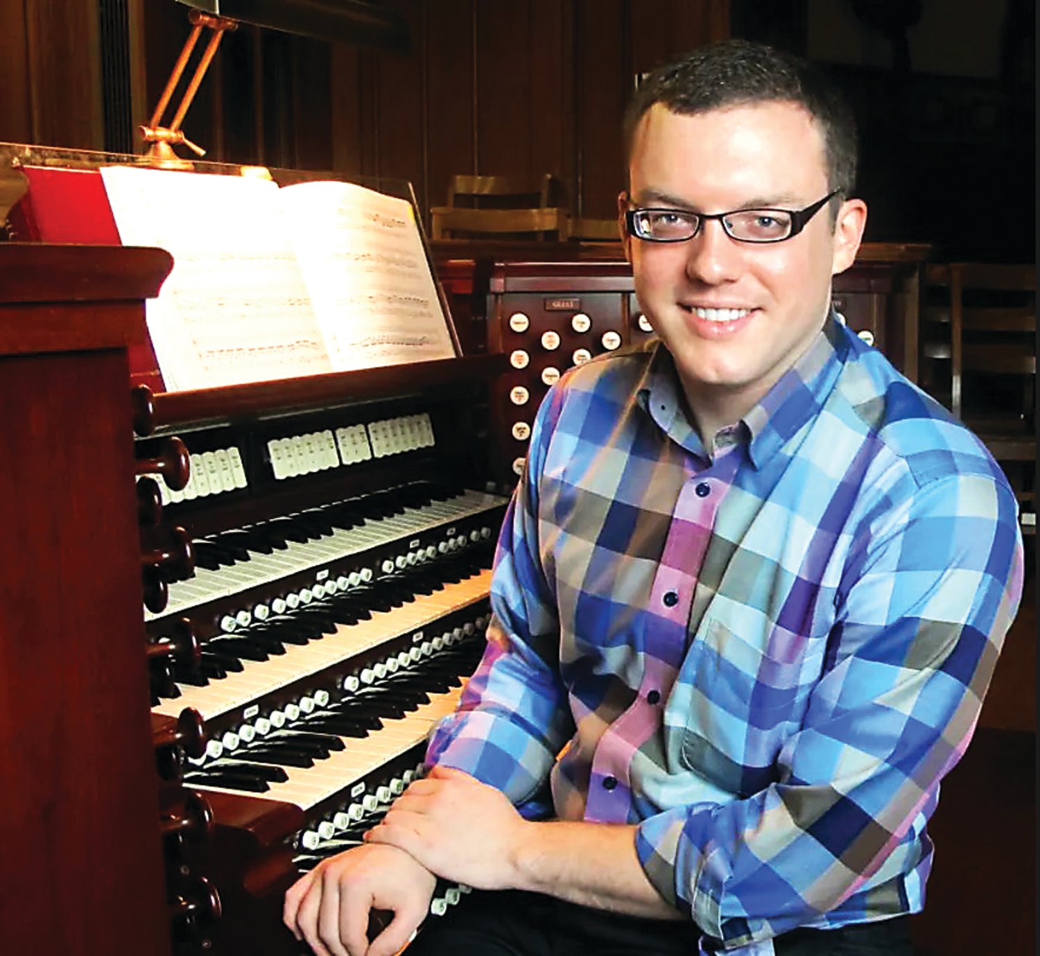 Organist Patrick Kreeger is set to perform at Doylestown Presbyterian Church’s Celebrate the Arts Series.