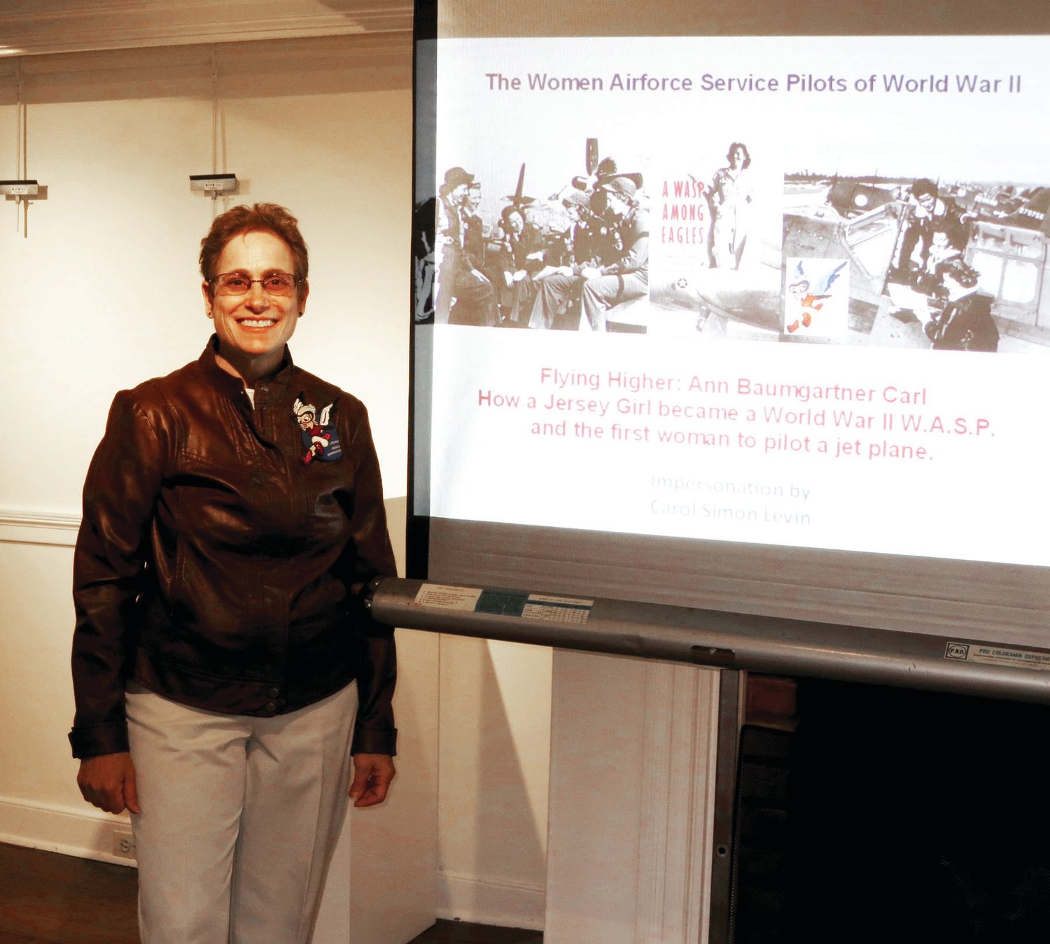 Carol Simon Levin will share the story of  World War II women service pilots.