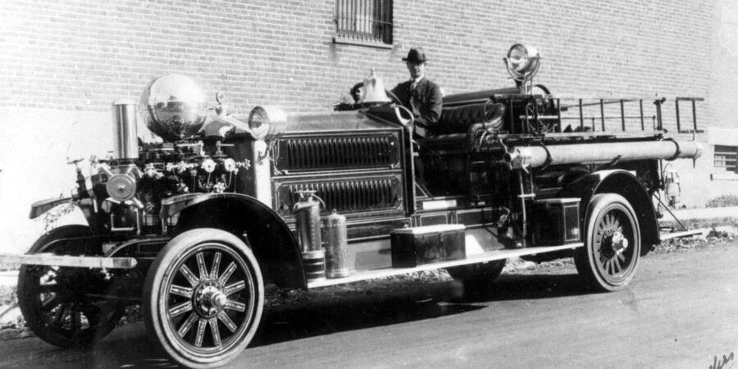 The Doylestown Fire Company’s “Fox” Pumper in 1923.
