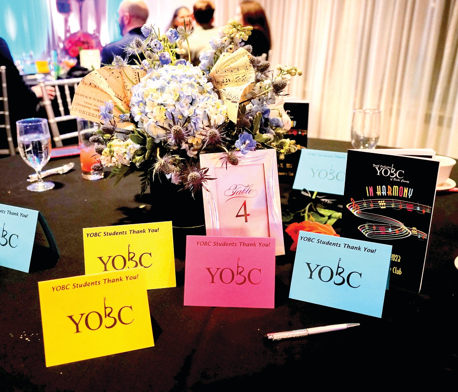 The Youth Orchestra of Bucks County held its “In Harmony” benefit Feb. 25 at Philmont Country Club in Lower Moreland.