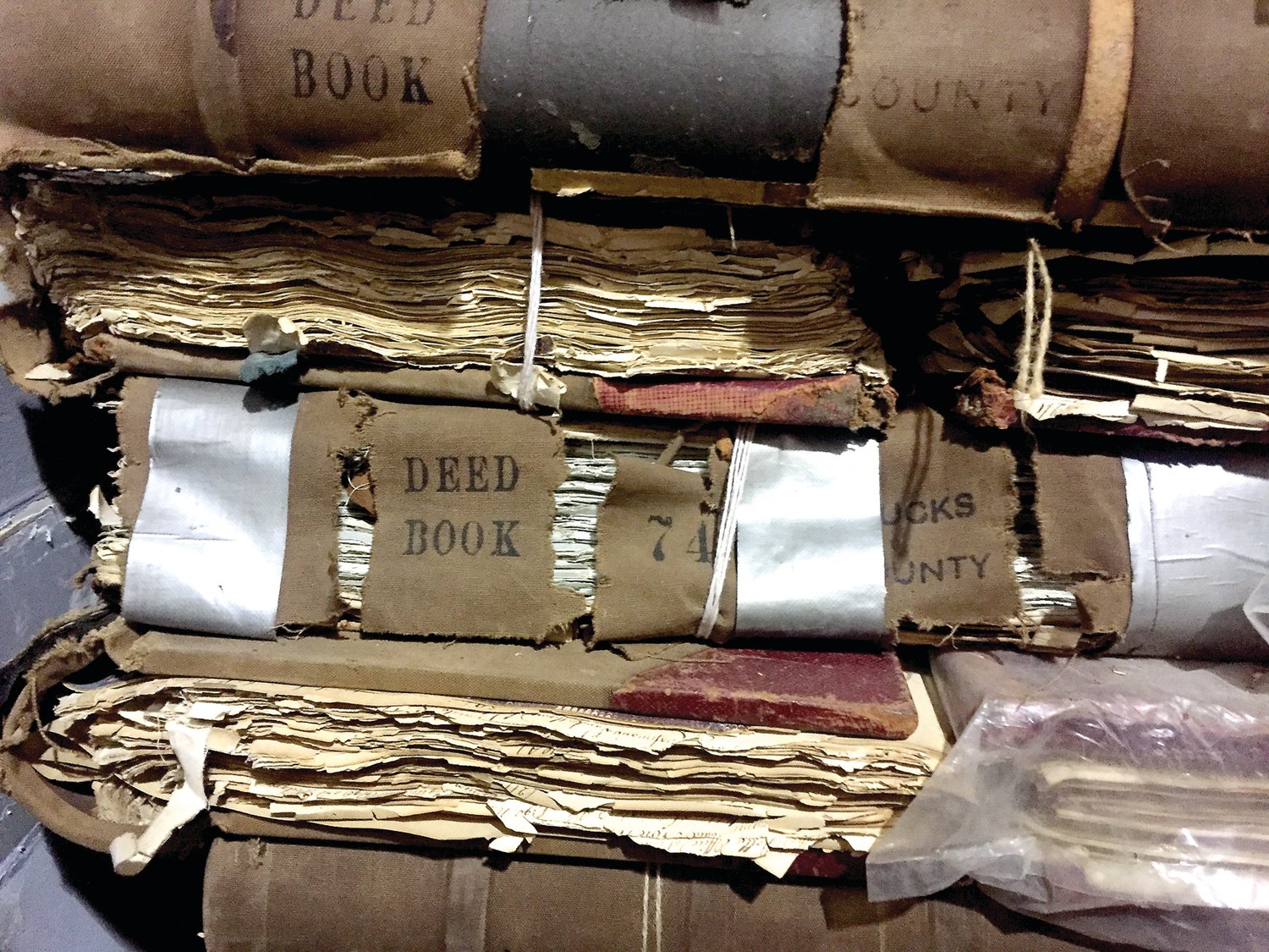 The Recorder of Deeds is dedicated to restoring the deed books and preserving the history of Bucks County landowners.