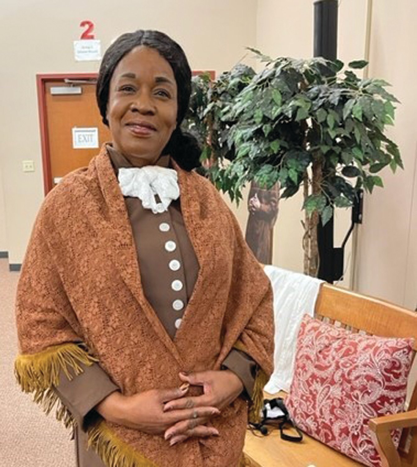 Shirley Lee Corsey of Yardley presents “Harriet Tubman—Live!” a historical reenactment documenting the life of the hero of the Underground Railroad.