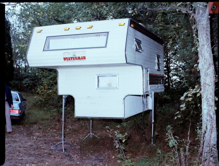 Richard Wesley Wheeler had begun work for the methamphetamine lab on the Nockamixon Township property and was living in this camper, according to the Bucks County DA's office.