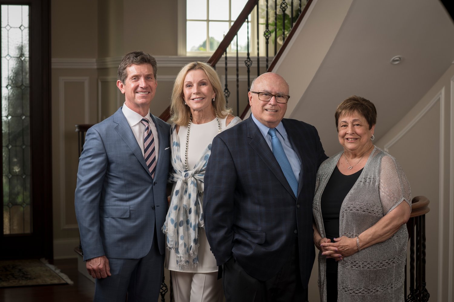 From left are One Vision Honorary Campaign Chairs Alex and Pat Gorsky and Campaign Chairs Richard and Angela Clark.