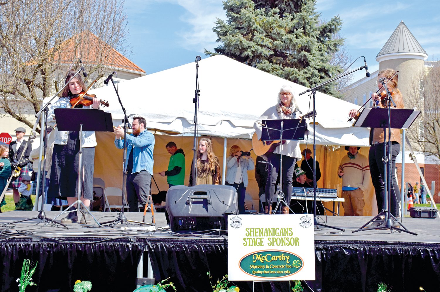 Wiren Violins, one of the bands that played on Shenanigans stage.