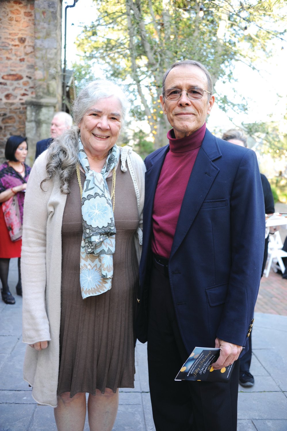 Patricia Reilly and Chaunce Monta take part in the Bucks County Choral Society’s 50th anniversary gala Sunday. Monta is secretary of the organization’s board of directors and its choir council.
