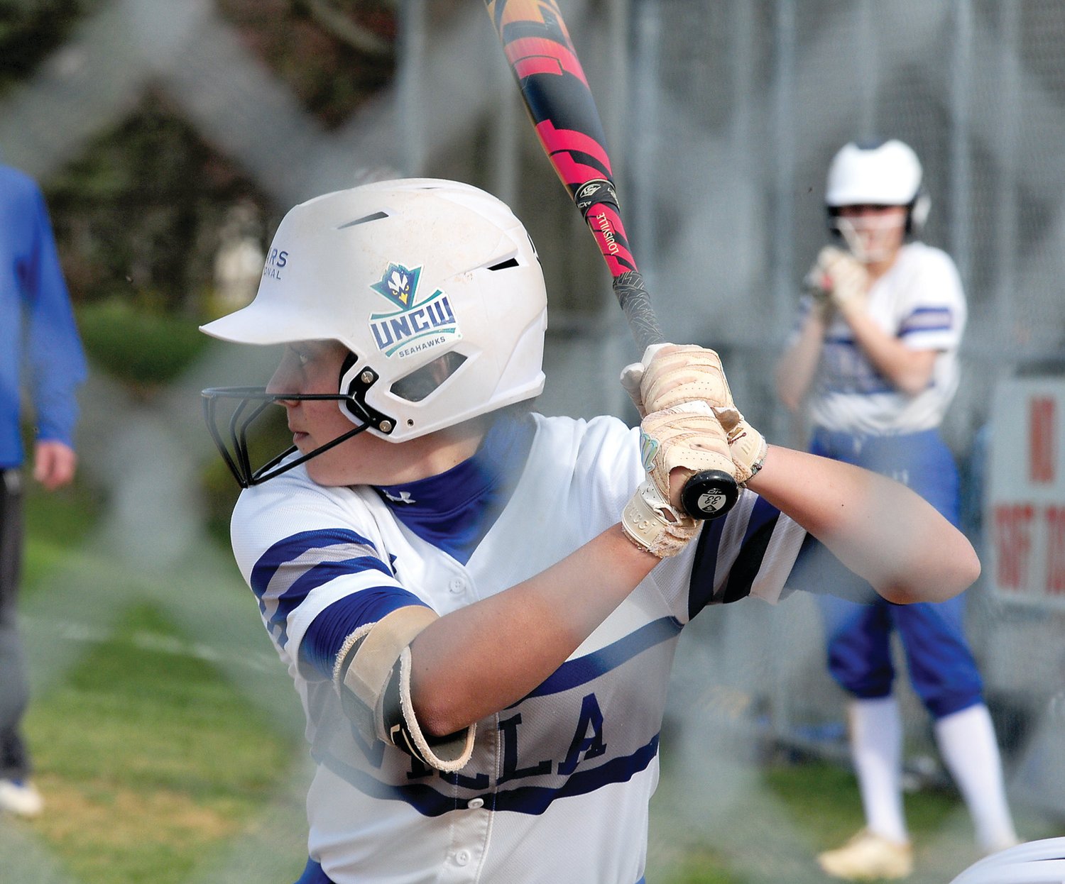 Villa Joseph Marie senior Ava Tsiouplis crushed a pair of doubles and drove in a run in last-inning loss to Council Rock North.