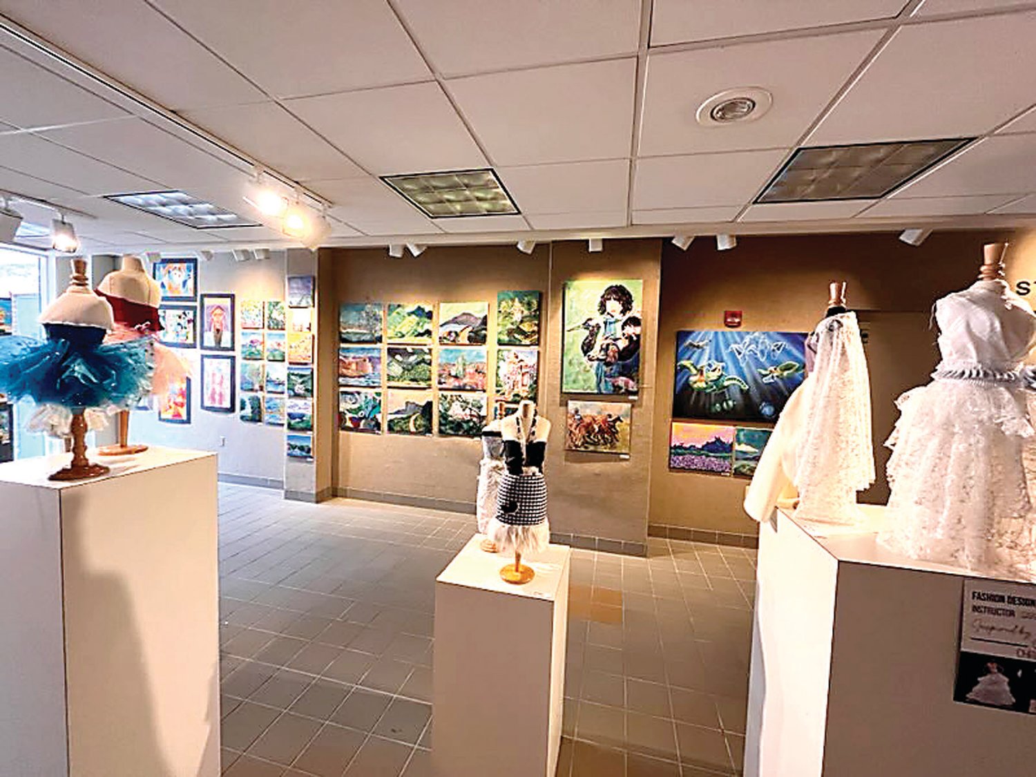The David E. Rodale and Rodale Family Galleries at the Baum School of Art in Allentown hosts the children and teen student exhibition.