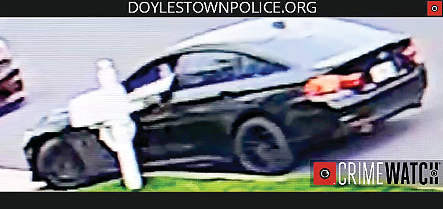 Doylestown Township police are seeking the public’s help identifying the owner of this vehicle.