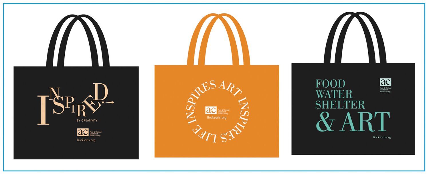 Vote for your favorite of these three designs for a reusable shopping bag created by the Arts & Cultural Council of Bucks County.