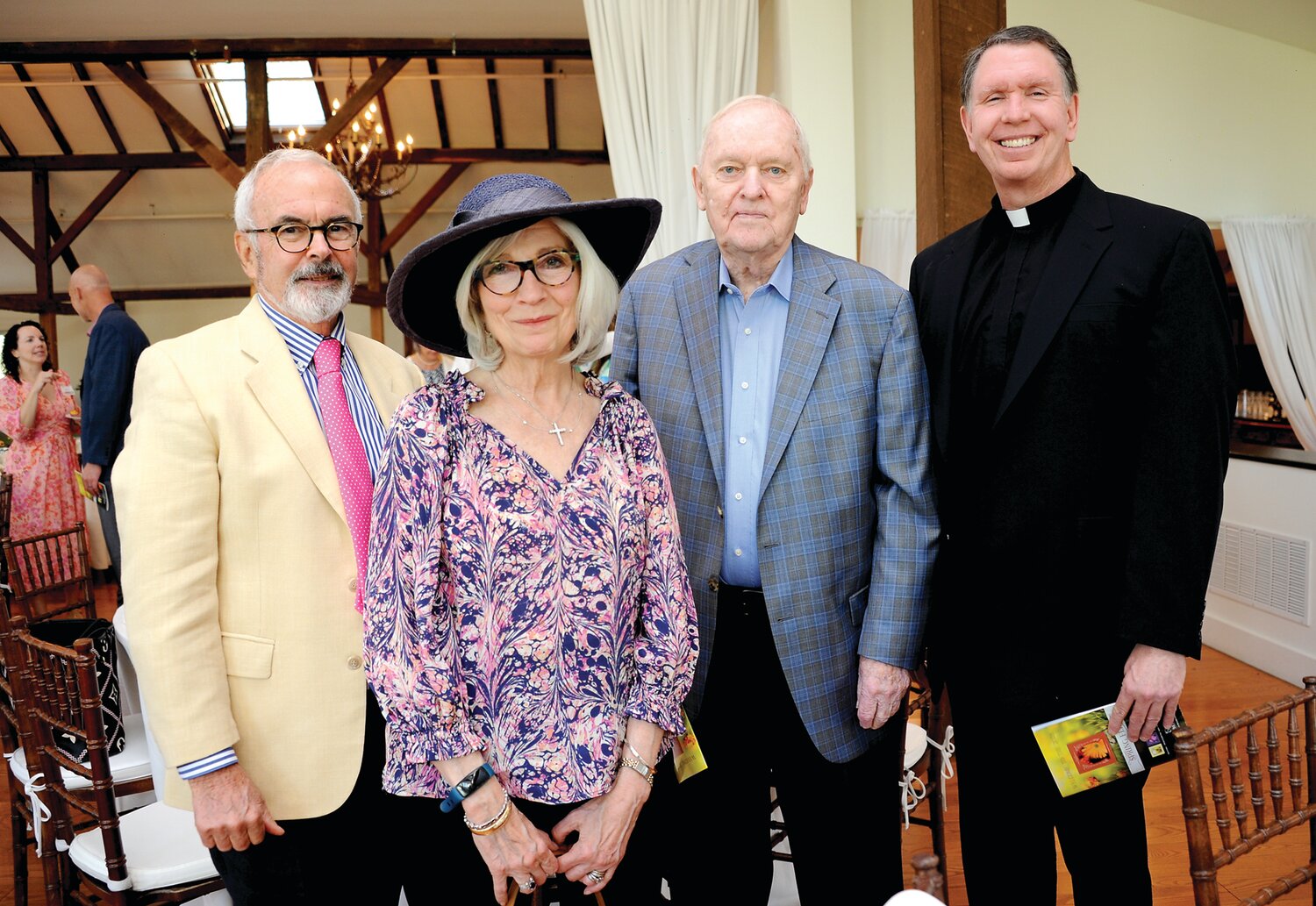 Steve Darlington, Helen Mathern, Jack McCaughan and the Rev. Matt Gunckin.