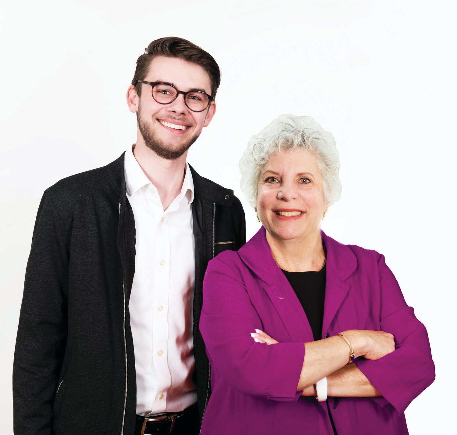 Becky Markowitz, right, and Braun Taylor.