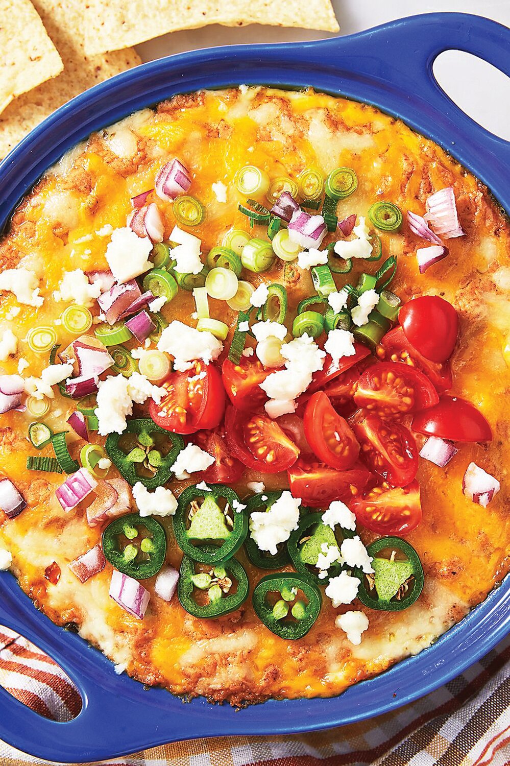 Refried bean dip is one dish you can enjoy when celebrating Cinco de Mayo. Pair it with quesadillas, tacos or enchiladas.