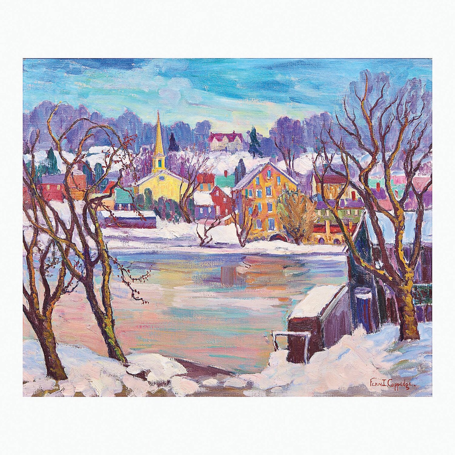 “Winter from Skillman’s” by Fern Coppedge.