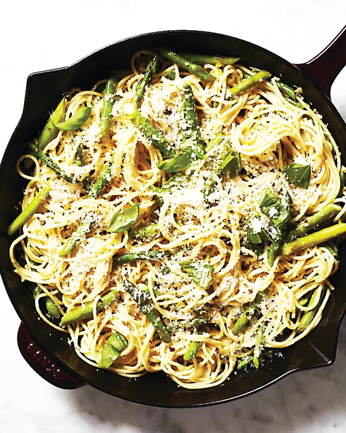 Farm markets are open on Saturdays again, and asparagus is one of the most popular vegetables being harvested this month. This recipe combines pasta, asparagus and lemon for a vegetarian main dish or a side dish.