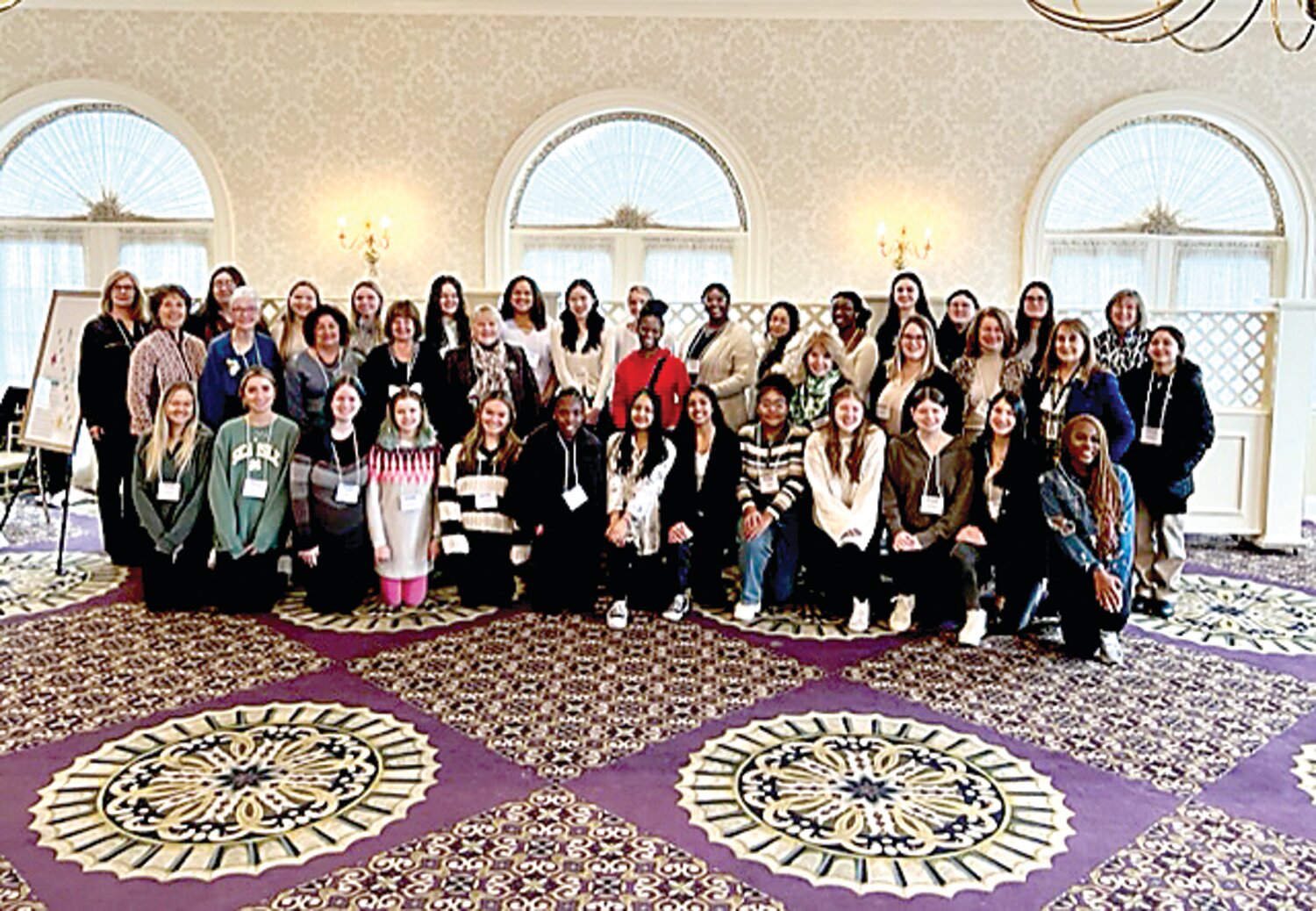 More than 40 local high school age girls registered for the Soroptimist International of Indian Rock career conference that was facilitated by 13 members and volunteers and supported by 16 professional women (not shown) who shared their career stories and offered guidance.