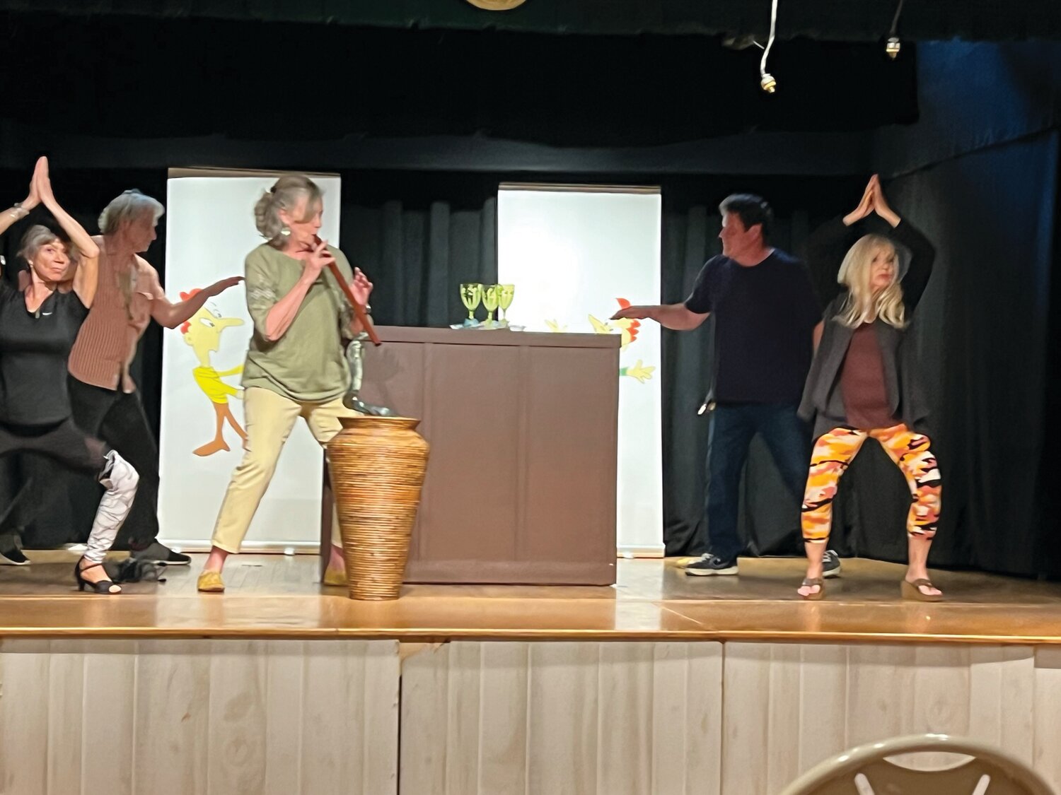 “Now That’s Funny!” the spring musical comedy presented by Drama at Phillips’ Mill, continues through May 20.