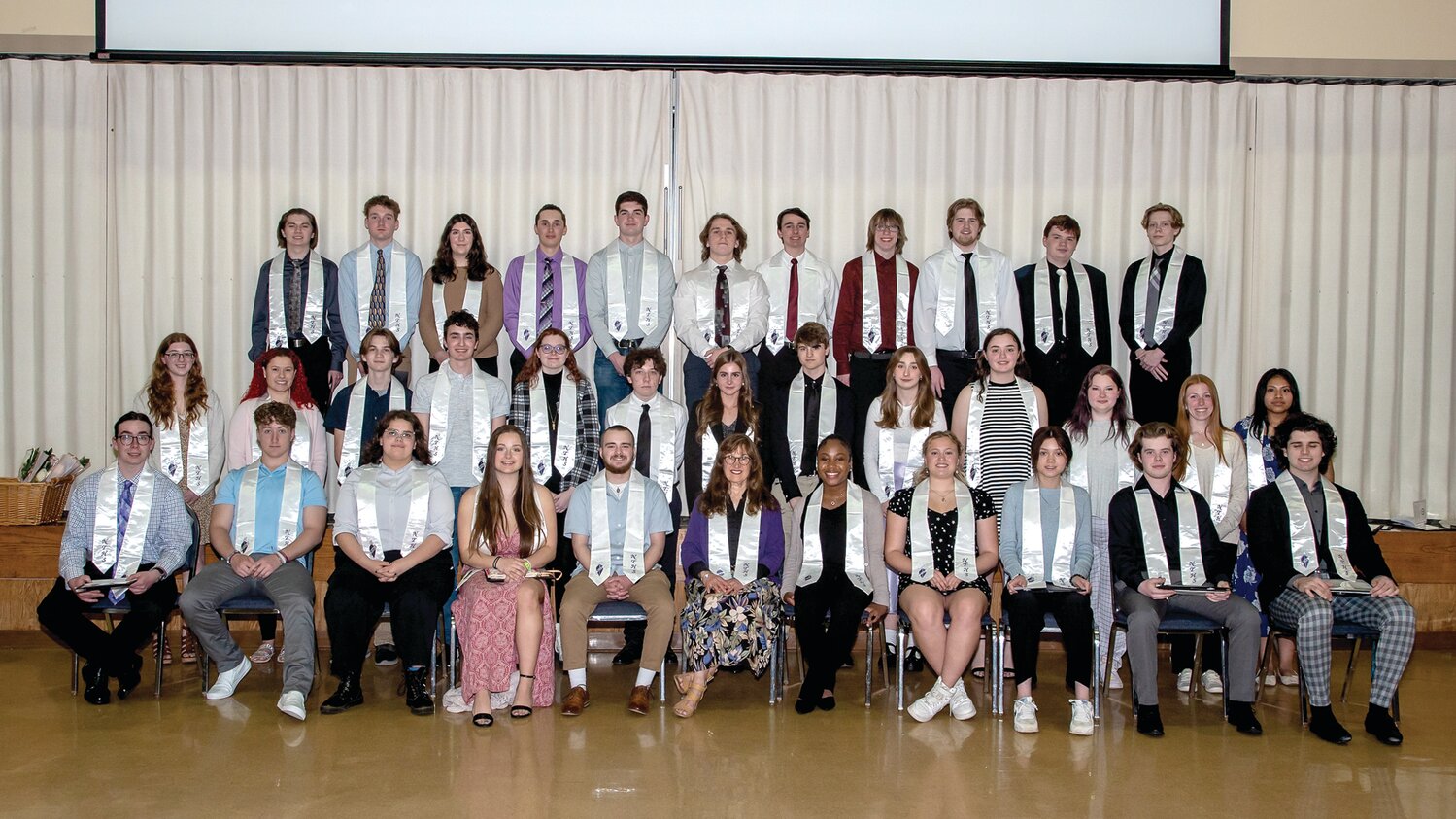Thirty-seven Middle Bucks Institute of Technology students were recently inducted into  then National Technical Honor Society.