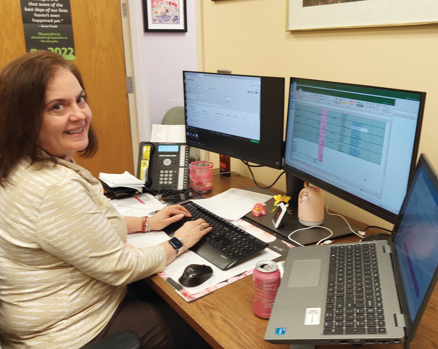 Sandra Adame is patient navigator at the Ann Silverman Health Clinic.