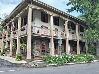 The historic, but deteriorating, Carversville Inn at 6205 Fleecydale Road in Solebury stands ready to be renovated.