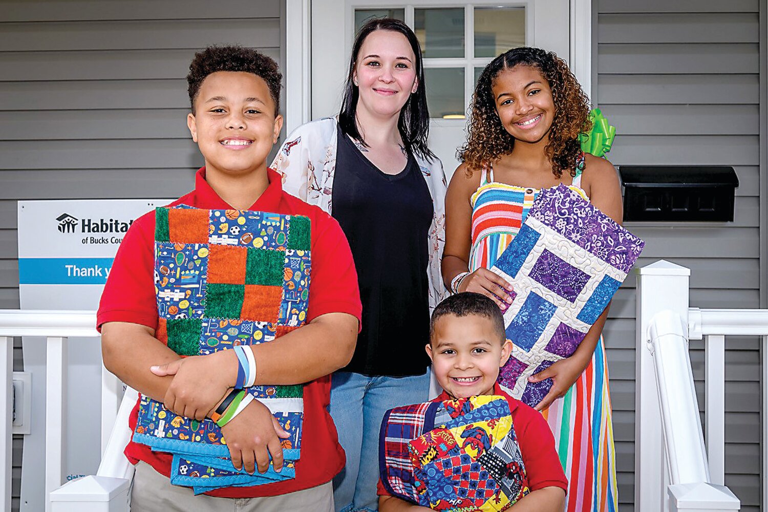 Danielle, as a single mother of three, has always dreamed of being able to provide her family with a house of their own. Now, thanks to Habitat for Humanity, she has.