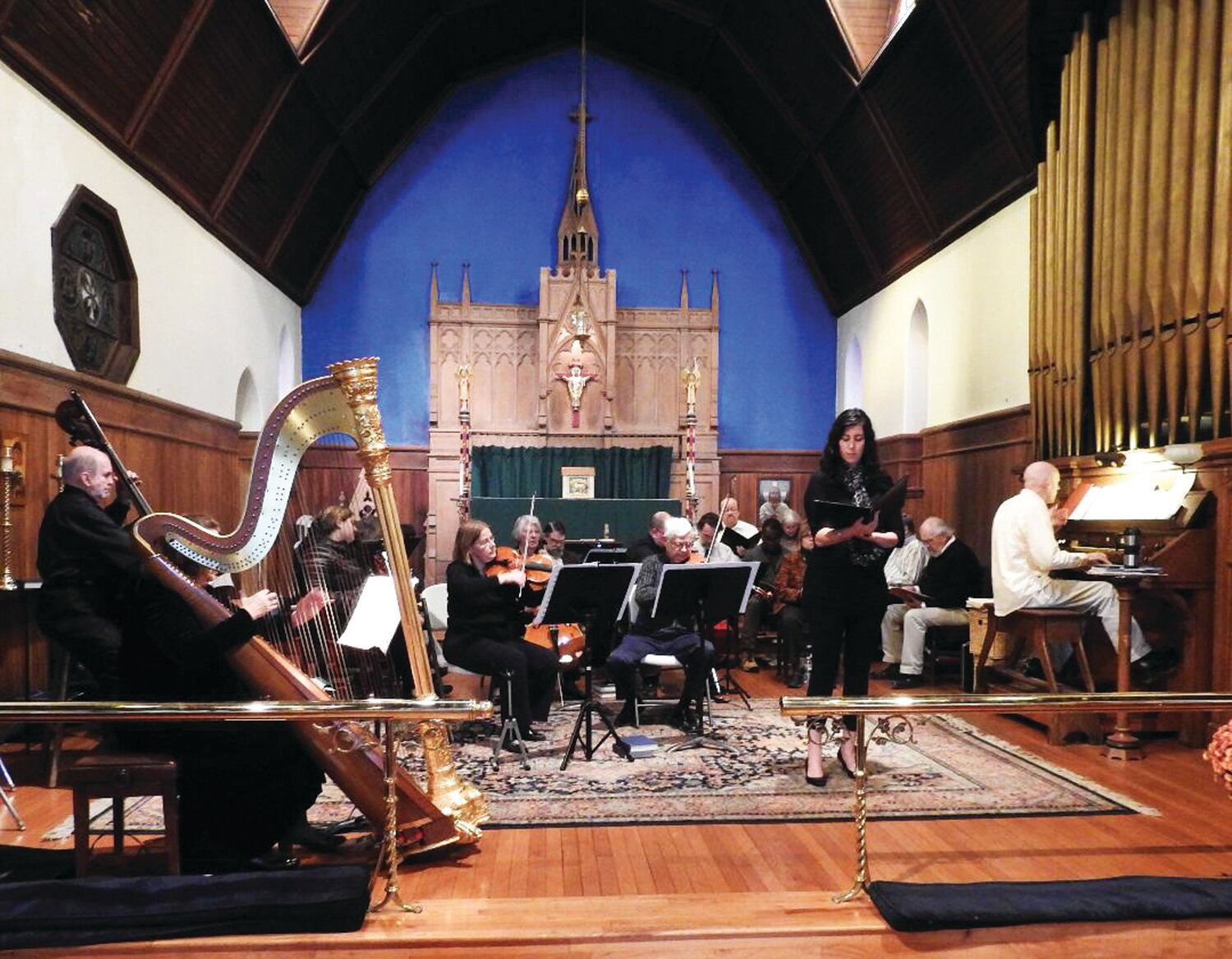The choir at Saint Andrew’s Episcopal Church in Lambertville will present a Choral Evensong Sunday.