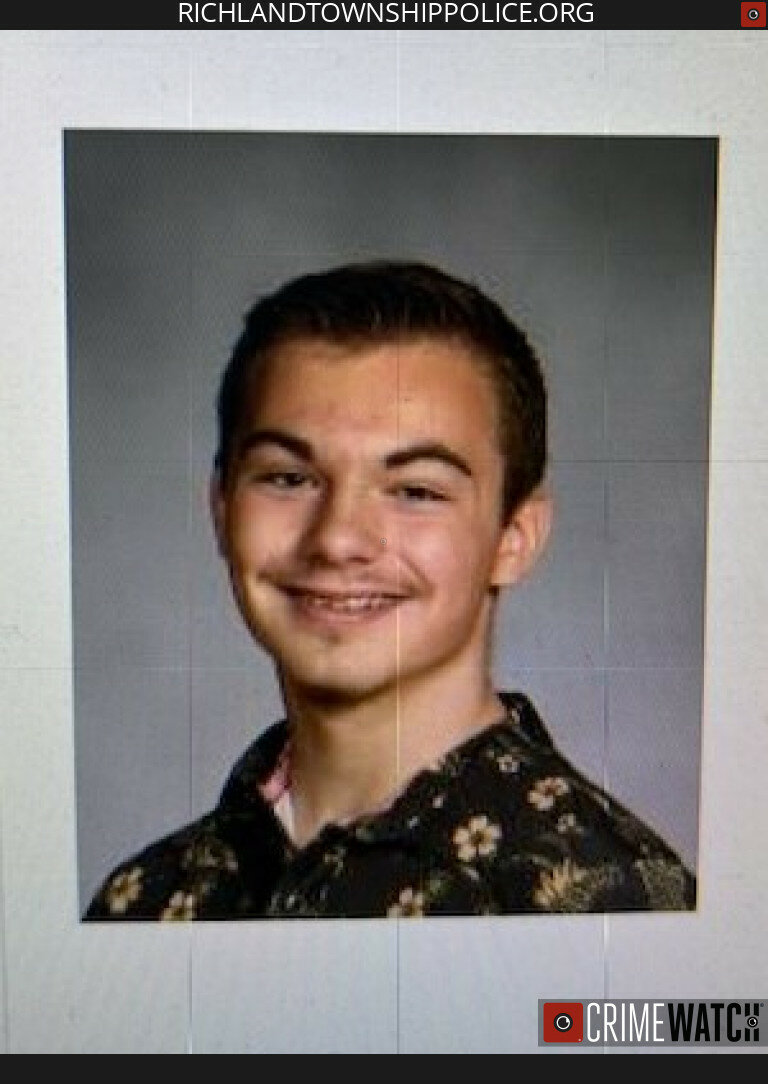 Daniel Gluck, 16, of Richland Township, has been missing since June 1.