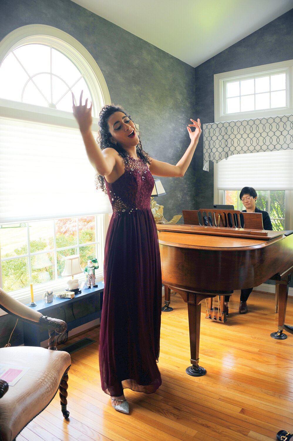 Mezzo-soprano Monique Galvao, of Brazil, is a third-year resident artist at the Academy of Vocal Arts.