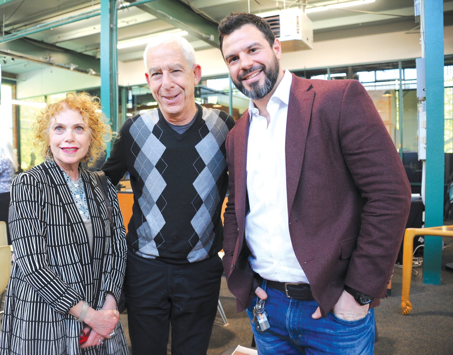 Ann Pelberg, Michael Pelberg and Joshua Aibel.