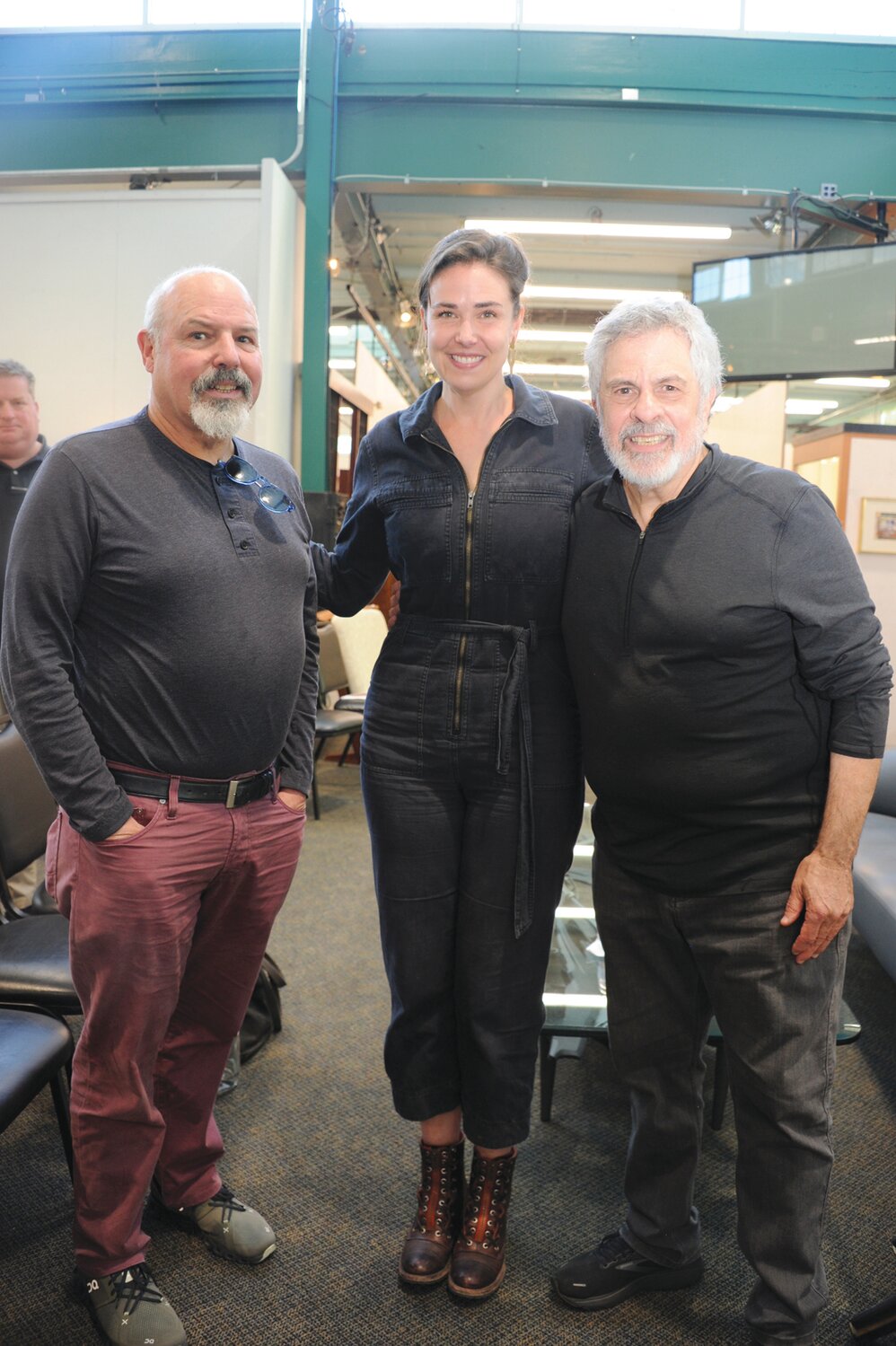 Frank Paiva, Miriam Carpenter and Robert Aibel.