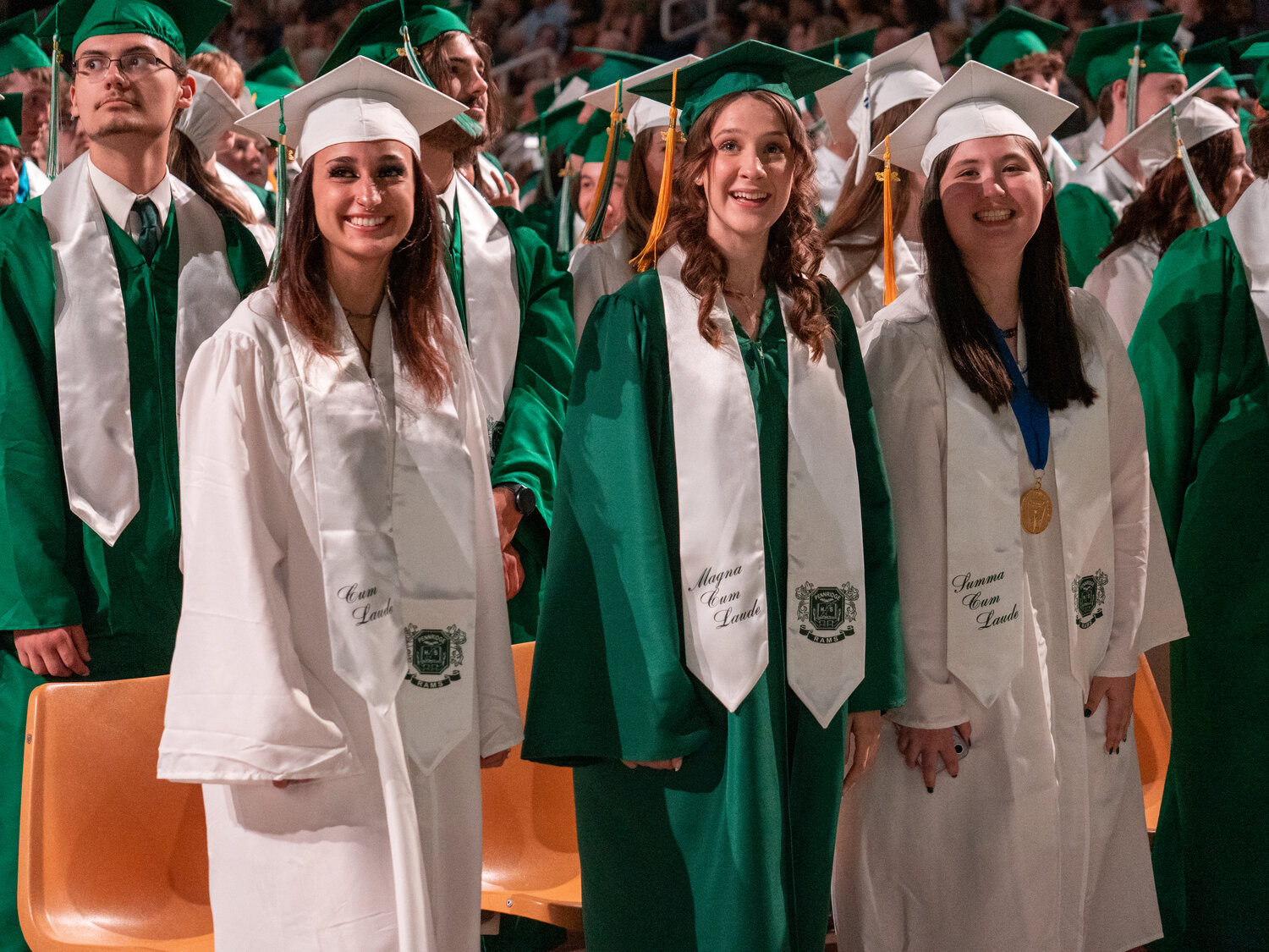 All smiles Tuesday, members of the Pennridge High School Class of 2023 graduate.