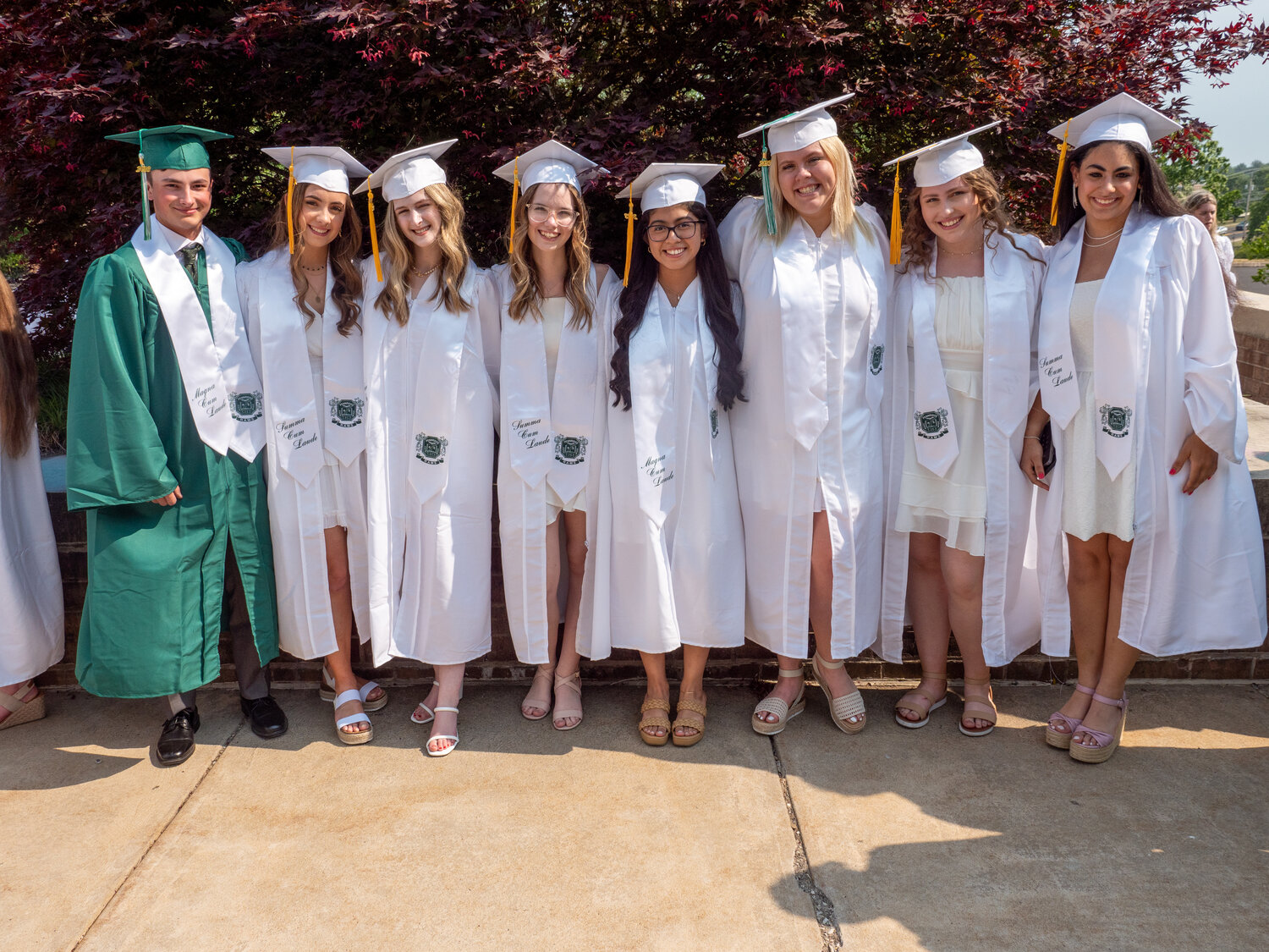 Members of the Pennridge High School Class of 2023 attend their graduation ceremony Tuesday at Stabler Arena.