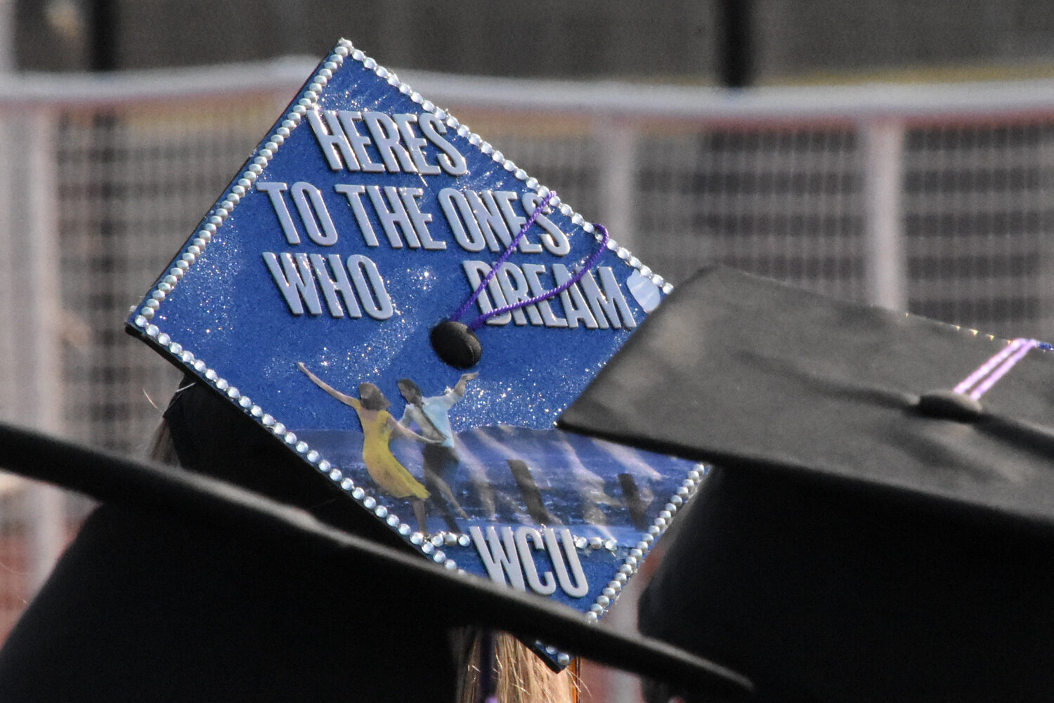 A West Chester University-bound Palisades graduate tips her cap to those who dare to dream.