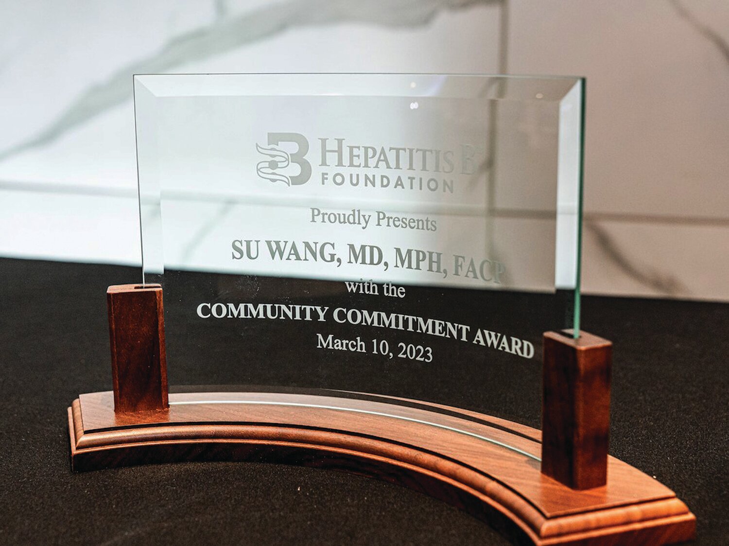 The Community Commitment Award.
