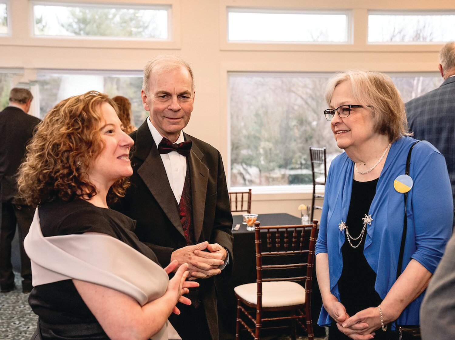 Ronni Santarsiero, wife of state Sen. Steve Santarsiero;Tim Block, Hepatitis B Foundation co-founder and chair; and Jan Witte, board member emeritus.